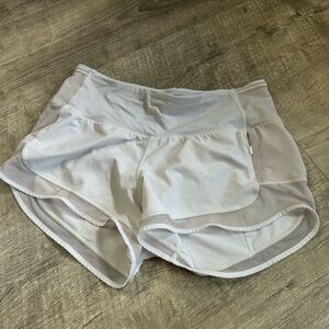 White Lululemon Shorts